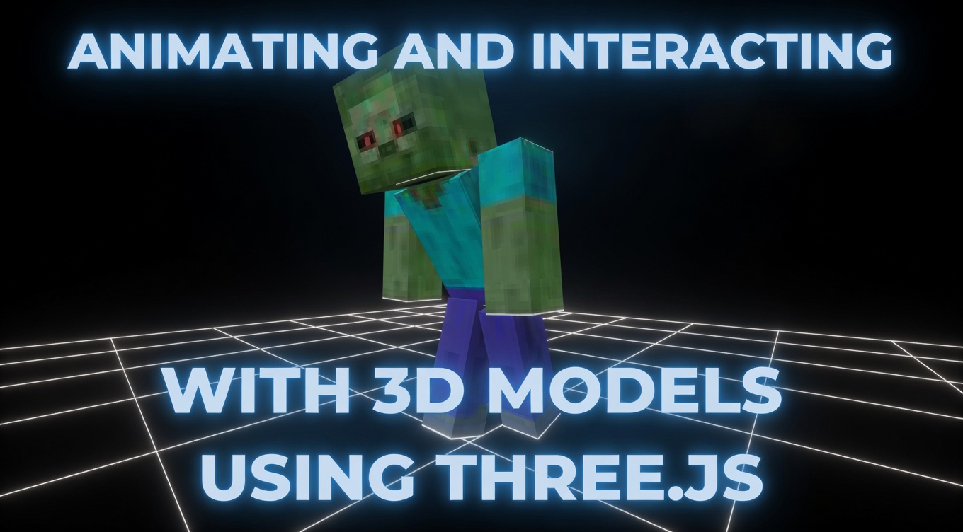 3D Minecraft Zombie Model in Three.js