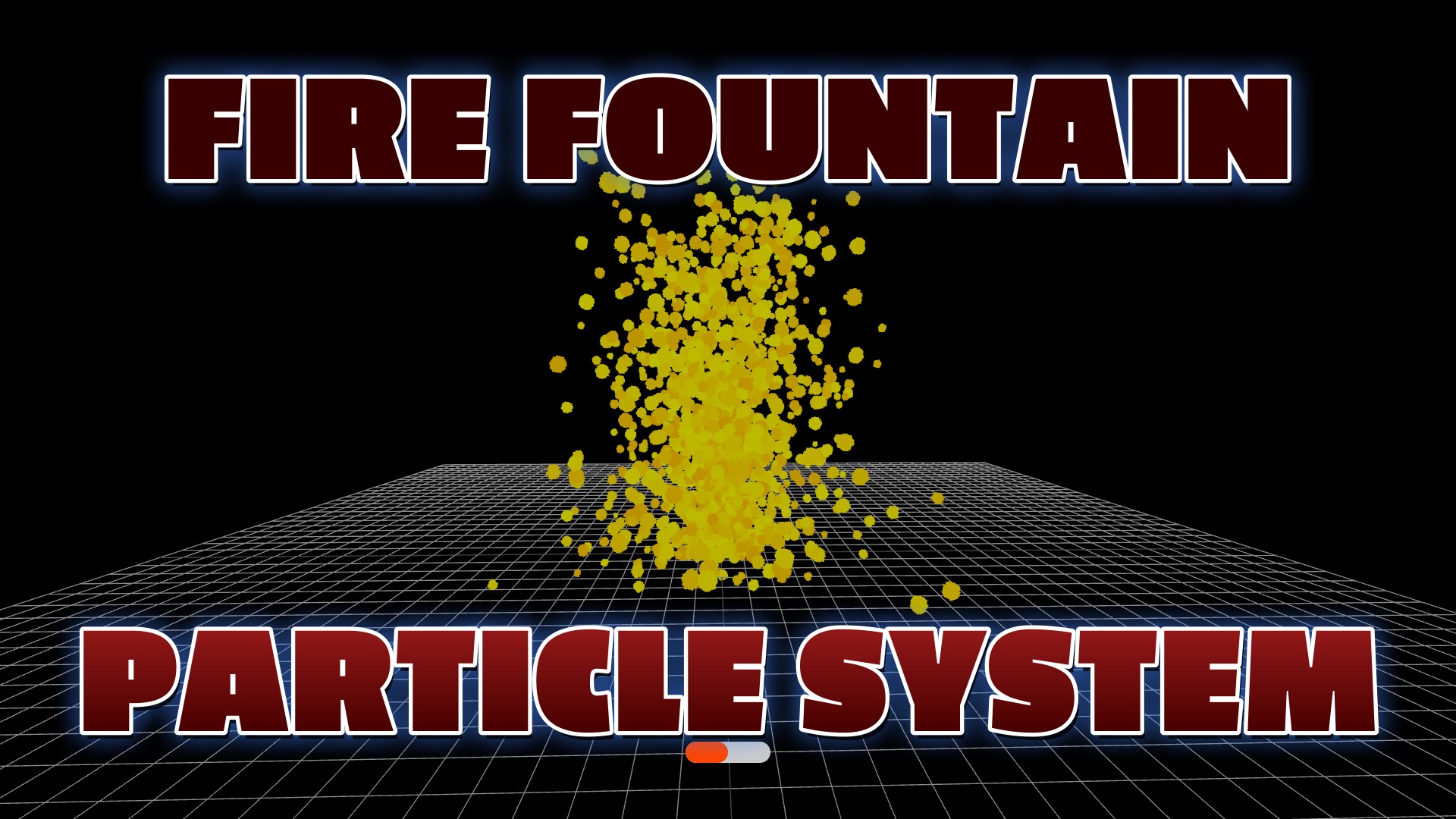 Three.js Example - Fire Fountain Particle System