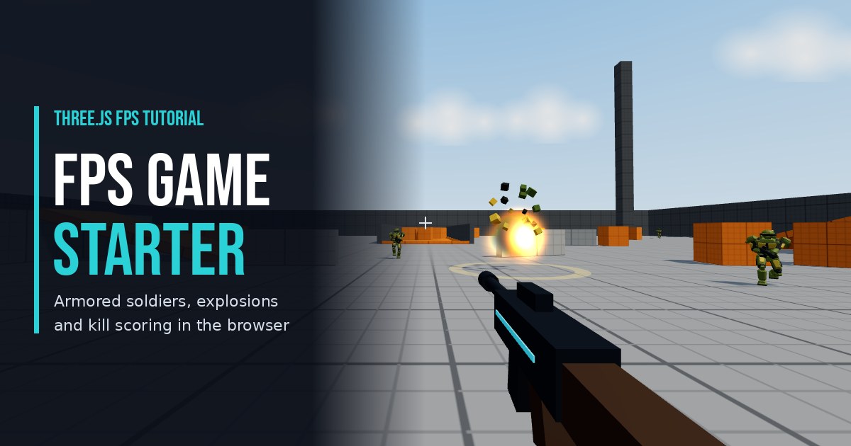 FPS Game Starter Three.js tutorial