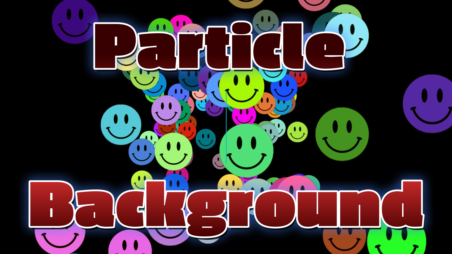 threejs examples how to program 3d smiley particles