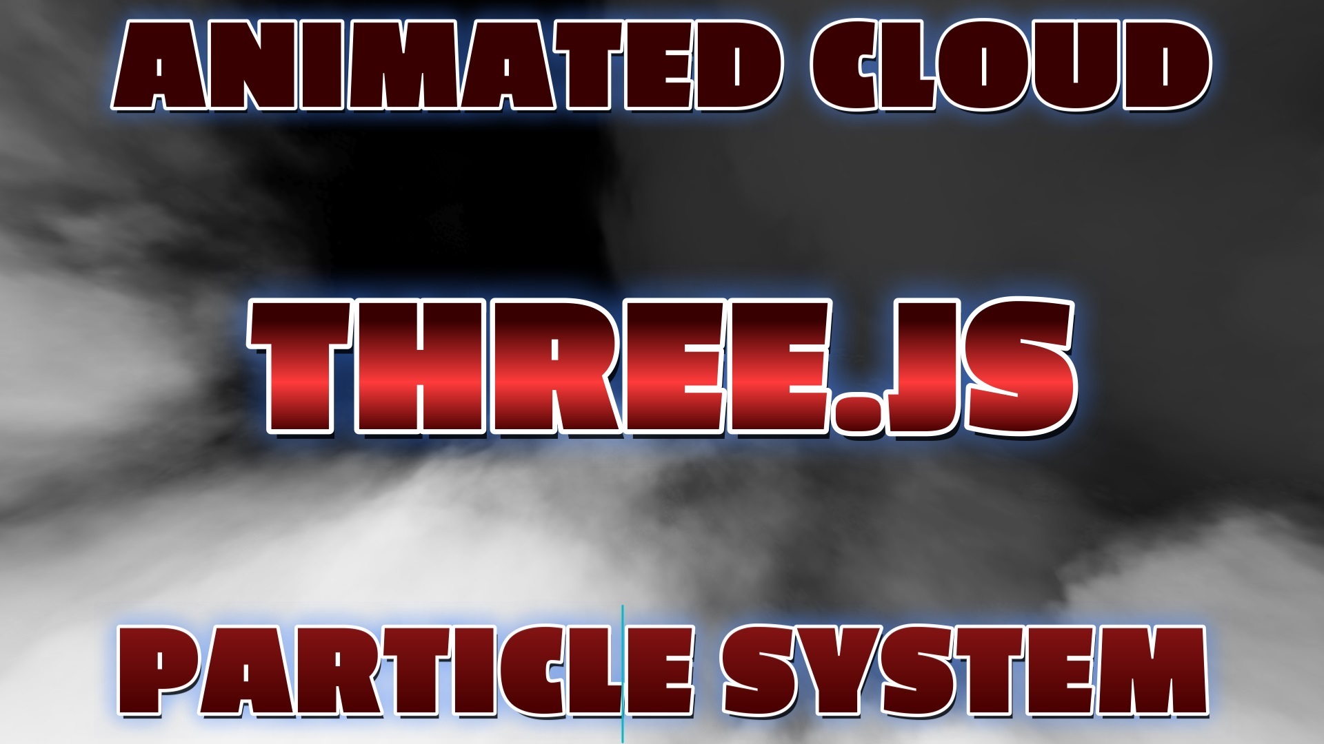 threejs examples animated white cloud particle system