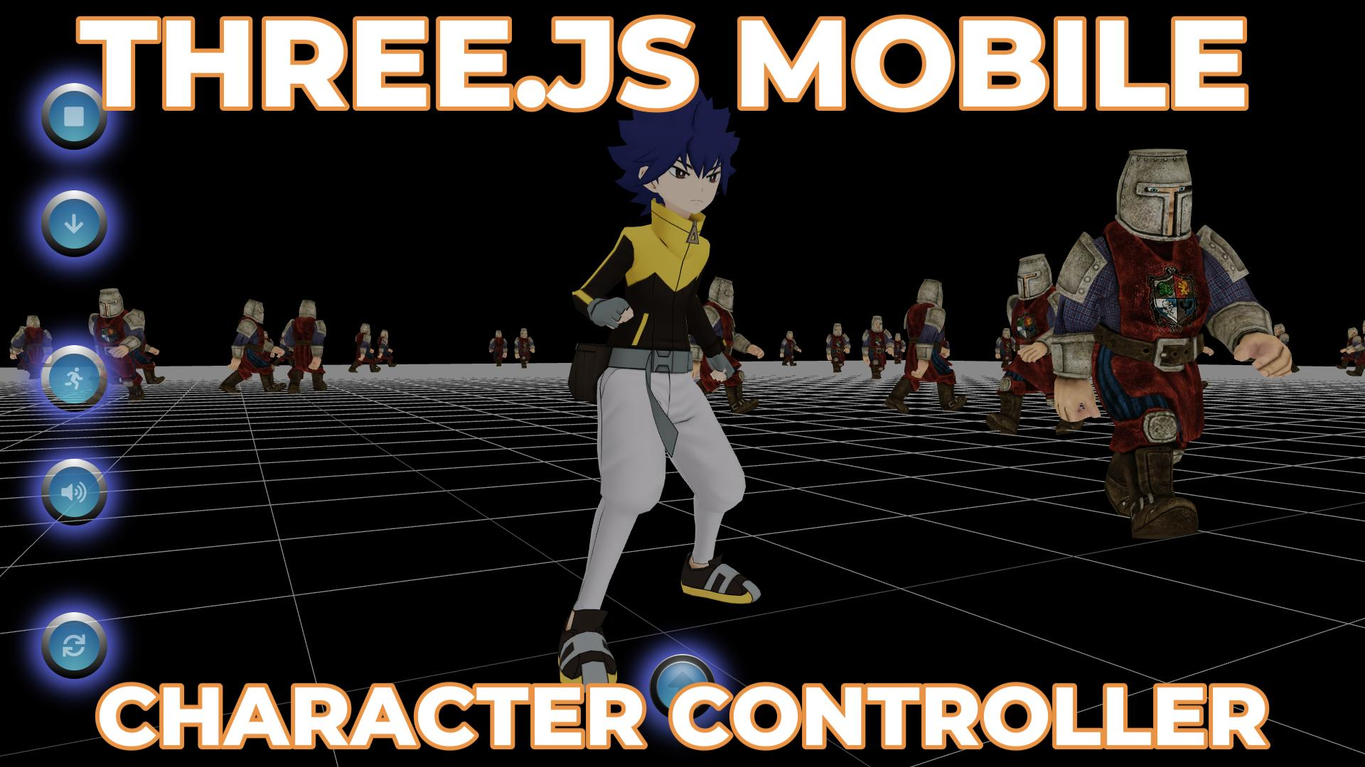 Three.js Mobile Character Controller